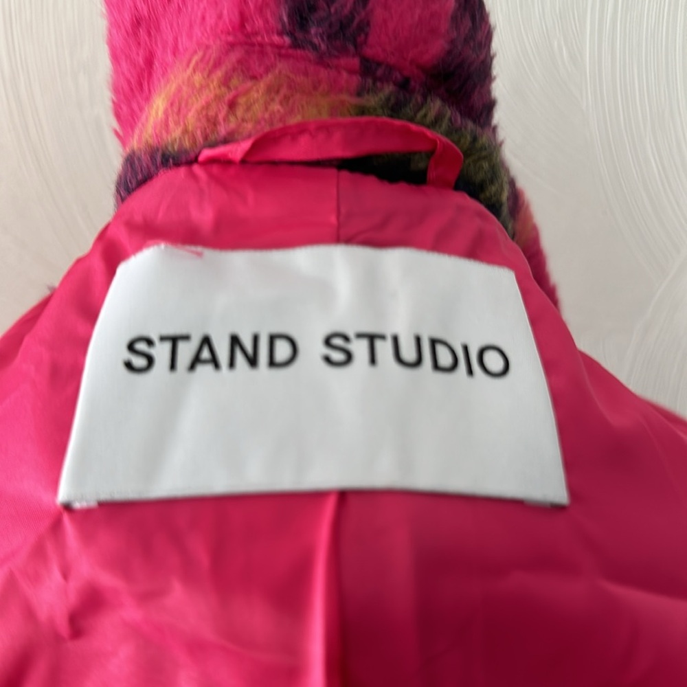 Stand Studio Alexia Brushed Checked Plaid Pink// … - image 7